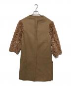 UNITED TOKYOユナイテッドトーキョー）の古着「切替ノーカラーコート」｜ベージュ