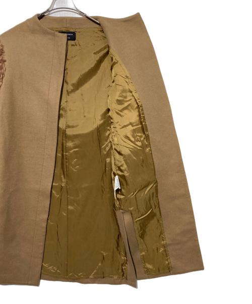 UNITED TOKYO（ユナイテッドトーキョー）UNITED TOKYO (ユナイテッドトーキョー) 切替ノーカラーコート ベージュ サイズ:1の古着・服飾アイテム