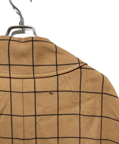 NATAN（ナタン）NATAN (ナタン) CHK CLOAK コート ベージュ サイズ:36の古着・服飾アイテム