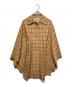 NATAN（ナタン）の古着「CHK CLOAK コート」｜ベージュ