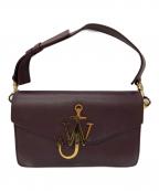 J.W.ANDERSONジェイダブリューアンダーソン）の古着「アンカーロゴプレート ショルダーバッグ」｜ボルドー