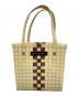 MARNI（マルニ）の古着「BOX BASKET ハンドバッグ」｜ホワイト×イエロー