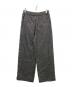 icB (アイシービー) ライトスラブツイード ワイドパンツ グレー サイズ:2 未使用品：8000円