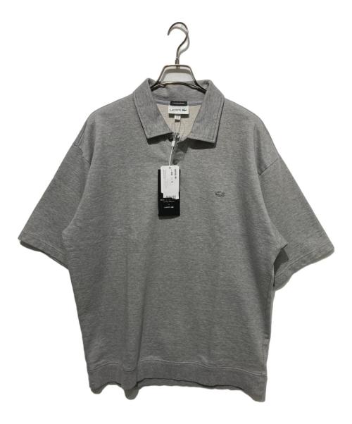 LACOSTE（ラコステ）LACOSTE (ラコステ) BEAUTY&YOUTH (ビューティーアンドユース) ショートスリーブ スウェット ポロシャツ グレー サイズ:FR4 未使用品の古着・服飾アイテム