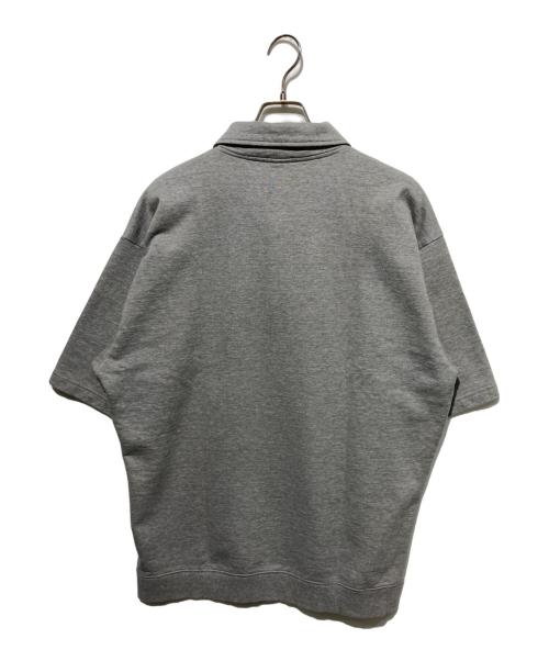 LACOSTE（ラコステ）LACOSTE (ラコステ) BEAUTY&YOUTH (ビューティーアンドユース) ショートスリーブ スウェット ポロシャツ グレー サイズ:FR4 未使用品の古着・服飾アイテム