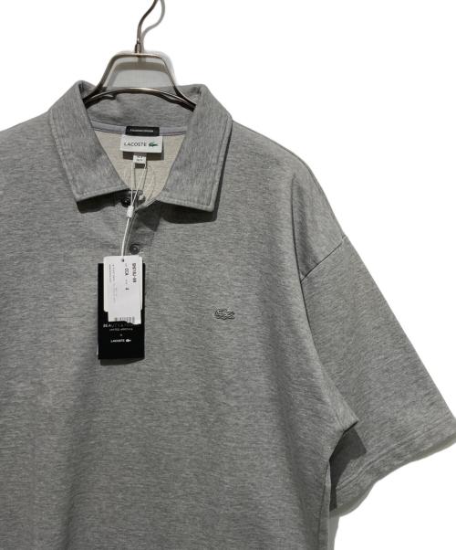 LACOSTE（ラコステ）LACOSTE (ラコステ) BEAUTY&YOUTH (ビューティーアンドユース) ショートスリーブ スウェット ポロシャツ グレー サイズ:FR4 未使用品の古着・服飾アイテム