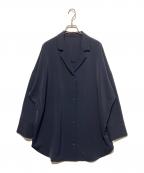 RIM.ARKリムアーク）の古着「Long light round shirt」｜ネイビー