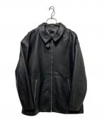 apart byアパートバイ）の古着「レザージャケット」｜ブラック