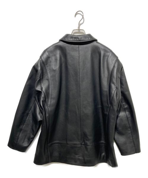 apart by（アパートバイ）apart by (アパートバイ) レザージャケット ブラック サイズ:Mの古着・服飾アイテム