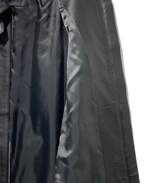 apart by（アパートバイ）apart by (アパートバイ) レザージャケット ブラック サイズ:Mの古着・服飾アイテム