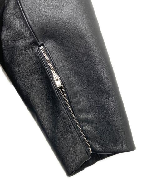 apart by（アパートバイ）apart by (アパートバイ) レザージャケット ブラック サイズ:Mの古着・服飾アイテム