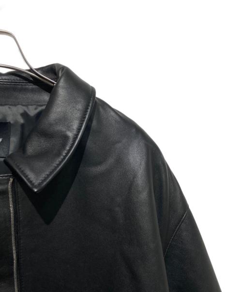 apart by（アパートバイ）apart by (アパートバイ) レザージャケット ブラック サイズ:Mの古着・服飾アイテム