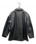 apart by (アパートバイ) レザージャケット ブラック サイズ:M：15000円