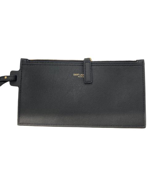 Saint Laurent Paris（サンローランパリ）Saint Laurent Paris (サンローランパリ) ノースサウス ショッピングトートバッグ ブラックの古着・服飾アイテム