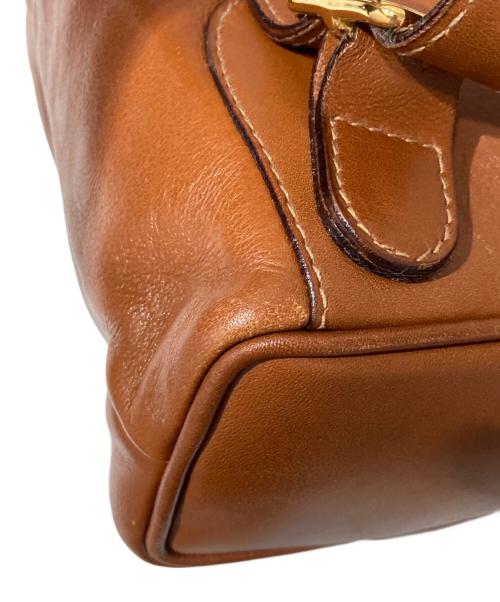 GUCCI（グッチ）GUCCI (グッチ) バンブーレザーバックパック ブラウンの古着・服飾アイテム