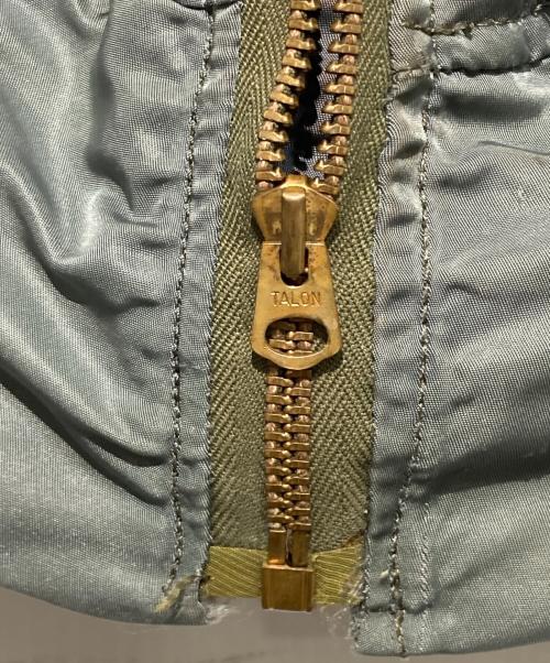 VINTAGE（ヴィンテージ）VINTAGE (ヴィンテージ) ヴィンテージMA-1フライトジャケット グリーン サイズ:表記無の古着・服飾アイテム