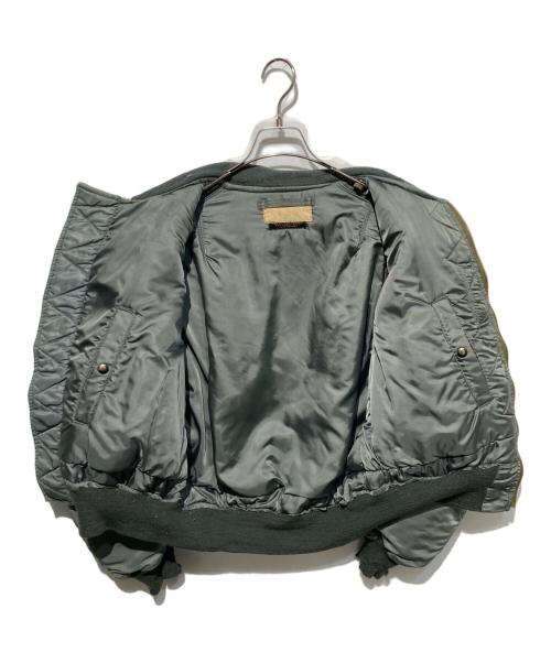 VINTAGE（ヴィンテージ）VINTAGE (ヴィンテージ) ヴィンテージMA-1フライトジャケット グリーン サイズ:表記無の古着・服飾アイテム
