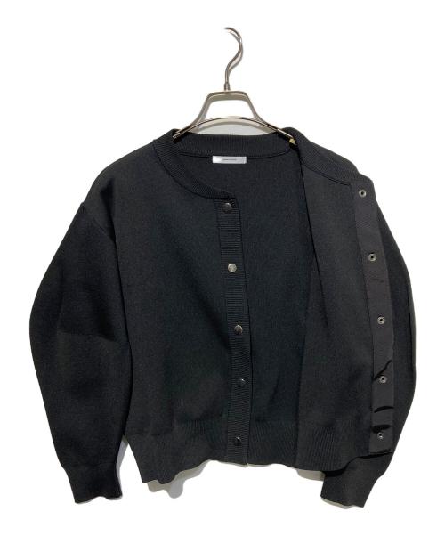 JOURNAL STANDARD（ジャーナルスタンダード）JOURNAL STANDARD (ジャーナルスタンダード) ウォッシャブルカーブスリーブクロップドカーディガン ブラック サイズ:Freeの古着・服飾アイテム