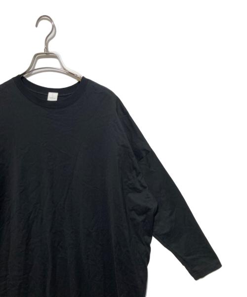 かぐれ（カグレ）かぐれ (カグレ) コットンカットワイドワンピース ブラック サイズ:1の古着・服飾アイテム