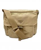 PRADAプラダ）の古着「ナイロンショルダーバッグ」｜ベージュ