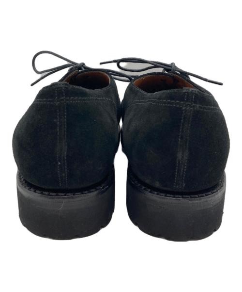 Jalan Sriwijaya（ジャランスリウァヤ）Jalan Sriwijaya (ジャランスリウァヤ) ブラックスエード Uチップ シューズ ブラック サイズ:8の古着・服飾アイテム