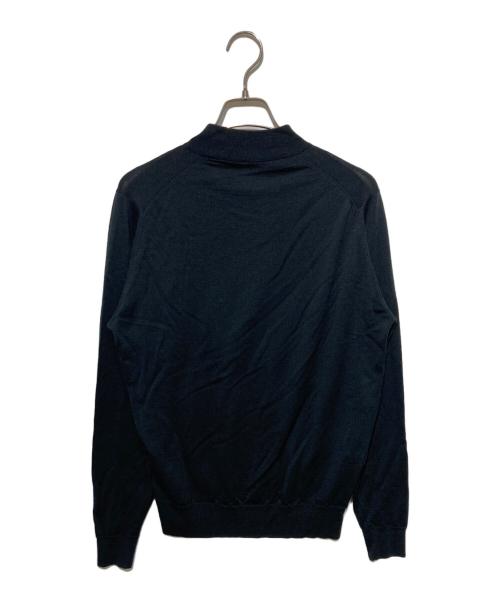 JOHN SMEDLEY（ジョンスメドレー）JOHN SMEDLEY (ジョンスメドレー) HARCOURTモックネックニット ブラック サイズ:Mの古着・服飾アイテム