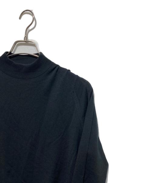JOHN SMEDLEY（ジョンスメドレー）JOHN SMEDLEY (ジョンスメドレー) HARCOURTモックネックニット ブラック サイズ:Mの古着・服飾アイテム