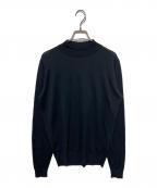 JOHN SMEDLEYジョンスメドレー）の古着「ハイゲージボトルネックニット」｜ブラック