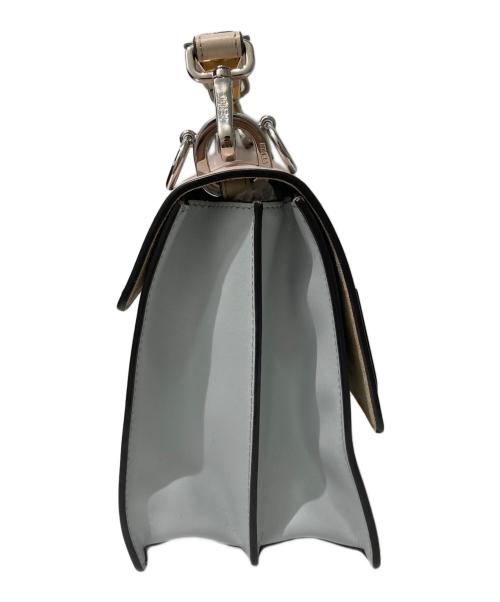 FENDI（フェンディ）FENDI (フェンディ) KAN Iモンスターハンドバッグ ピンク×ブラウン×ブルーの古着・服飾アイテム