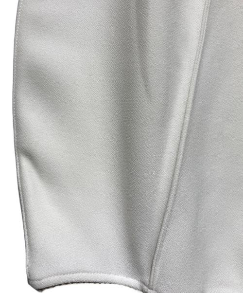 UN3D.（アンスリード）UN3D. (アンスリード) CORSET DETAIL TOP ホワイト×カーキ サイズ:38の古着・服飾アイテム