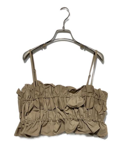 OMMO（オーエムエムオー）OMMO (オーエムエムオー) CIRCLE LAYERED BUSTIER ベージュ サイズ:FREEの古着・服飾アイテム