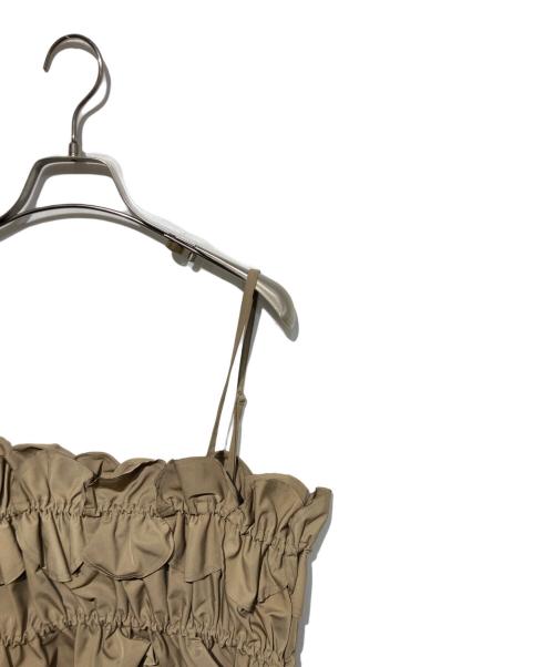 OMMO（オーエムエムオー）OMMO (オーエムエムオー) CIRCLE LAYERED BUSTIER ベージュ サイズ:FREEの古着・服飾アイテム