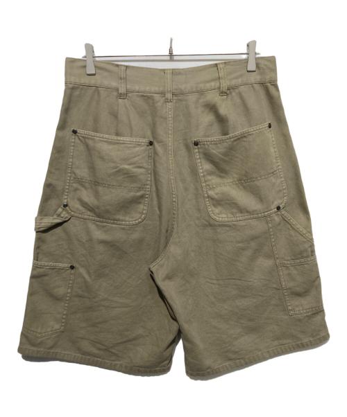 JOURNAL STANDARD relume（ジャーナルスタンダード レリューム）JOURNAL STANDARD relume (ジャーナルスタンダード レリューム) フェードダック ダブルニー ショーツ ベージュ サイズ:Lの古着・服飾アイテム