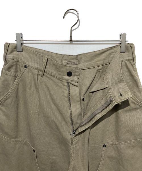 JOURNAL STANDARD relume（ジャーナルスタンダード レリューム）JOURNAL STANDARD relume (ジャーナルスタンダード レリューム) フェードダック ダブルニー ショーツ ベージュ サイズ:Lの古着・服飾アイテム