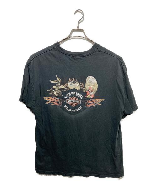 HARLEY-DAVIDSON（ハーレーダビッドソン）HARLEY-DAVIDSON (ハーレーダビッドソン) プリントTシャツ ブラック サイズ:XLの古着・服飾アイテム