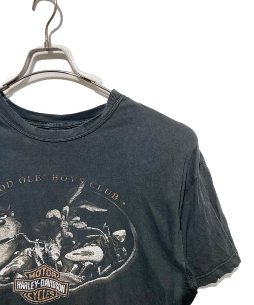 HARLEY-DAVIDSON（ハーレーダビッドソン）HARLEY-DAVIDSON (ハーレーダビッドソン) プリントTシャツ ブラック サイズ:XLの古着・服飾アイテム