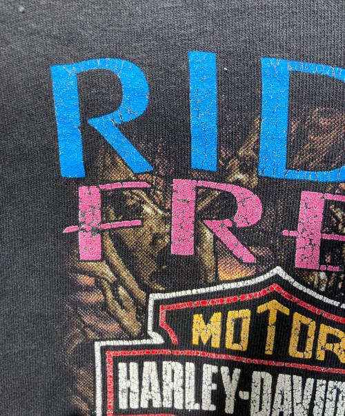 HARLEY-DAVIDSON（ハーレーダビッドソン）HARLEY-DAVIDSON (ハーレーダビッドソン) 90’S プリントTシャツ ブラック サイズ:XLの古着・服飾アイテム