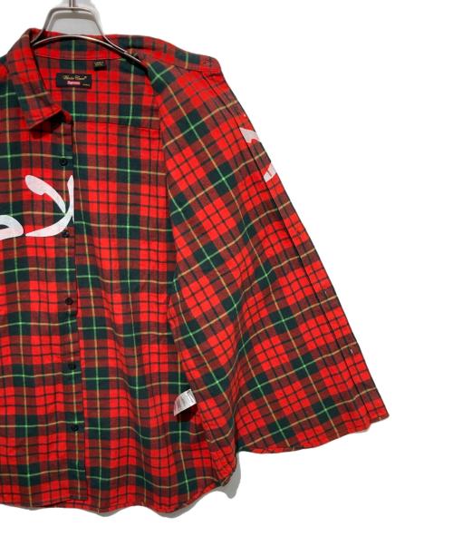 SUPREME（シュプリーム）Supreme (シュプリーム) UNDERCOVER (アンダーカバー) 23SS Flannel Shirt レッド サイズ:Ｍの古着・服飾アイテム