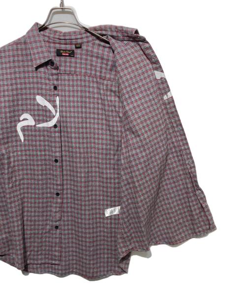SUPREME（シュプリーム）Supreme (シュプリーム) UNDERCOVER (アンダーカバー) 23SS Flannel Shirt グレー サイズ:Ｌの古着・服飾アイテム