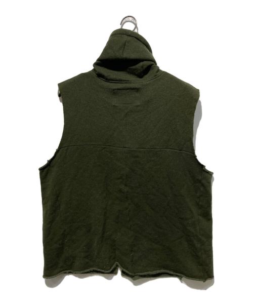 UNDERCOVER（アンダーカバー）UNDERCOVER (アンダーカバー) フーデッドジップベスト カーキ サイズ:2の古着・服飾アイテム