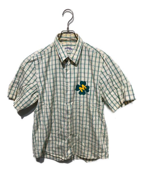 JUNYA WATANABE MAN（ジュンヤワタナベマン）JUNYA WATANABE MAN (ジュンヤワタナベマン) チェックシャツ イエロー×グリーン サイズ:Ｍの古着・服飾アイテム