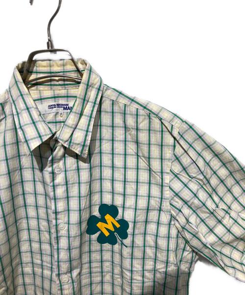 JUNYA WATANABE MAN（ジュンヤワタナベマン）JUNYA WATANABE MAN (ジュンヤワタナベマン) チェックシャツ イエロー×グリーン サイズ:Ｍの古着・服飾アイテム