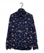 Thee Hysteric XXXジィ ヒステリックトリプルエックス）の古着「総柄シャツ」｜ネイビー