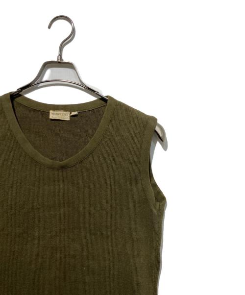 HELMUT LANG（ヘルムートラング）HELMUT LANG (ヘルムートラング) ニットベスト カーキ サイズ:Sの古着・服飾アイテム