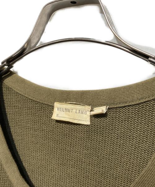 HELMUT LANG（ヘルムートラング）HELMUT LANG (ヘルムートラング) ニットベスト カーキ サイズ:Sの古着・服飾アイテム
