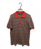 COMME des GARCONS JUNYA WATANABE MANコム デ ギャルソン ジュンヤ ワタナベ マン）の古着「ニットポロシャツ」｜レッド×ブラウン