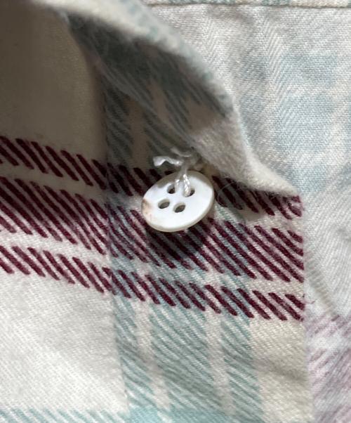 UNDERCOVERISM（アンダーカバーイズム）UNDERCOVERISM (アンダーカバーイズム) ダメージ加工チェックシャツ グリーン×レッド サイズ:2の古着・服飾アイテム