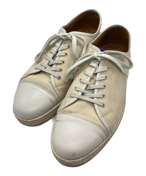 JOHN LOBB（ジョンロブ）JOHN LOBB (ジョンロブ) LEVAH VELVETEEN CALF ベージュ サイズ:7 1/2の古着・服飾アイテム