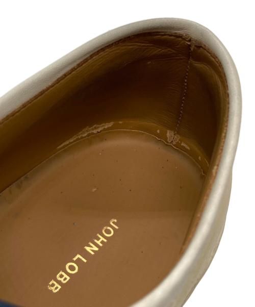JOHN LOBB（ジョンロブ）JOHN LOBB (ジョンロブ) LEVAH VELVETEEN CALF ベージュ サイズ:7 1/2の古着・服飾アイテム