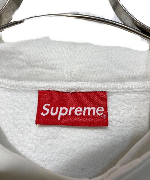 SUPREME（シュプリーム）SUPREME (シュプリーム) Reflective Hooded Sweatshirt ホワイト×レッド サイズ:Sの古着・服飾アイテム